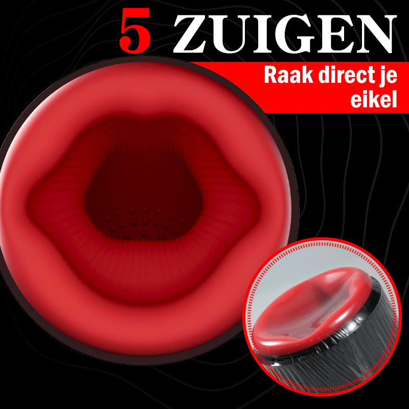 XG13: Penisvibrators met roterende vibratie- en zuigfunctie