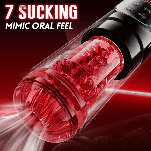XR4 Pro: Waterdichte blowjob masturbator met APP-bediening, stotend, roterend, zuigend en vibrerend