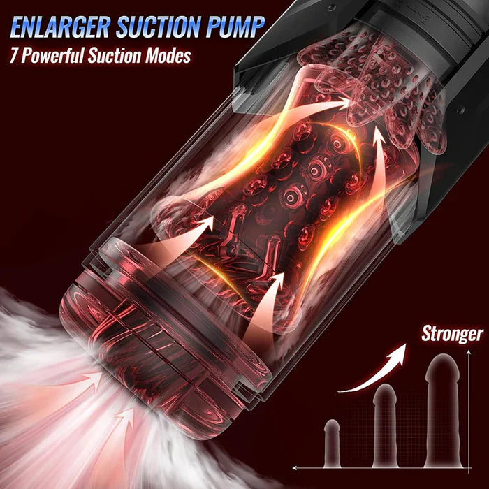 XT20Pro: App control hands free blowjob masturbator