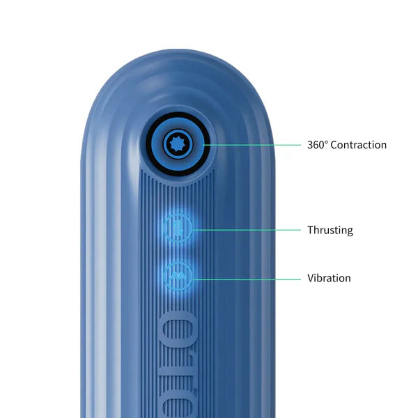 XT9: IPX7 waterdichte automatische masturbator met 360° contractie & vibratie