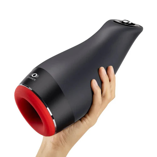 XV9: Oral masturbator met snelle verwarming, 4-way joystick, 5 stoot- & 7 vibratiestanden