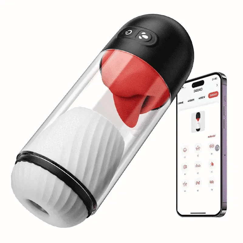XR10: App-bestuurde mondspeeltje met 9 tonglik- en vibratiemodi
