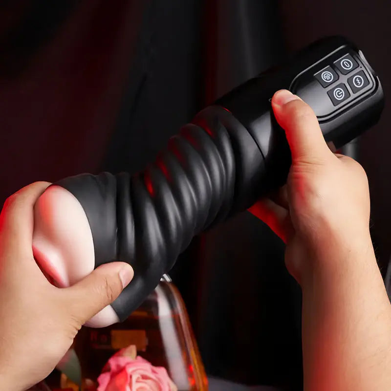 XV5: blowmotion orale zuig- en vibratiemasturbator voor mannen