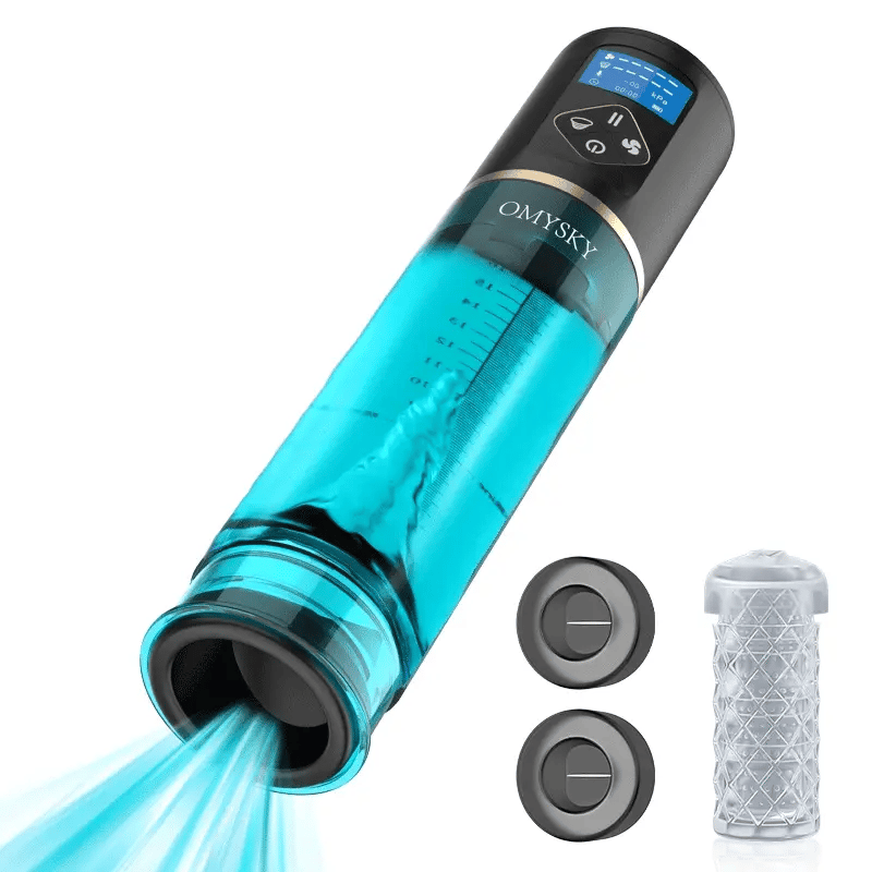 XP6: elektrische waterpenispomp met 6 zuigmodi en LED-display