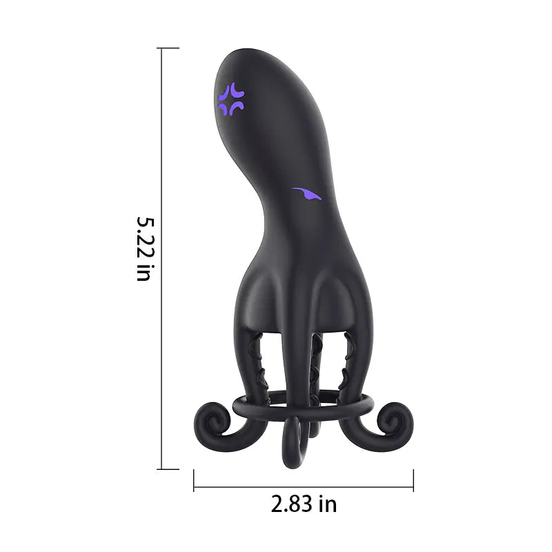 XG11: Octopus glanstrainer voor mannen met 10 vibratiemodi