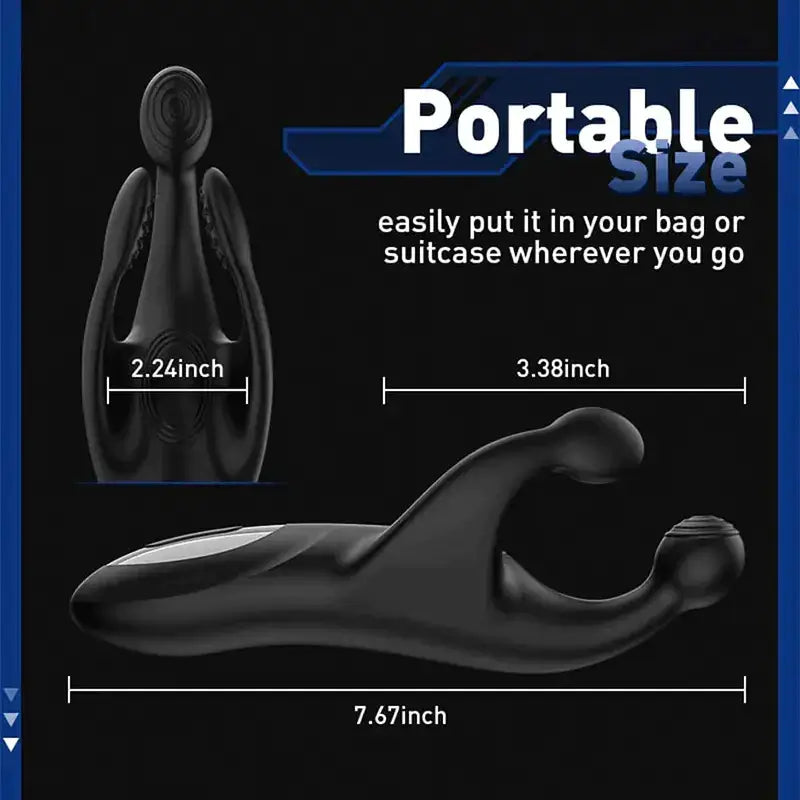 XG9: Draagbare penisglans-stimulator met 10 vibratiemodi