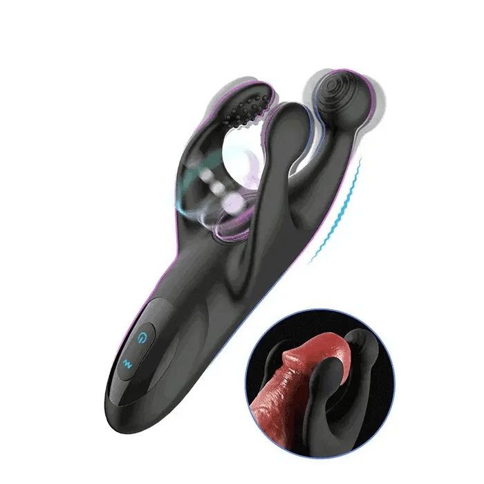 XG9: Draagbare penisglans-stimulator met 10 vibratiemodi