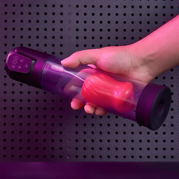 XP4 Plus penispompvergroter met 7 vibratie‑ en 5 zuigmodi