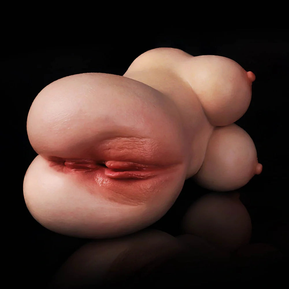 kait: 1,4 kg silicone pocket pussy met borsten