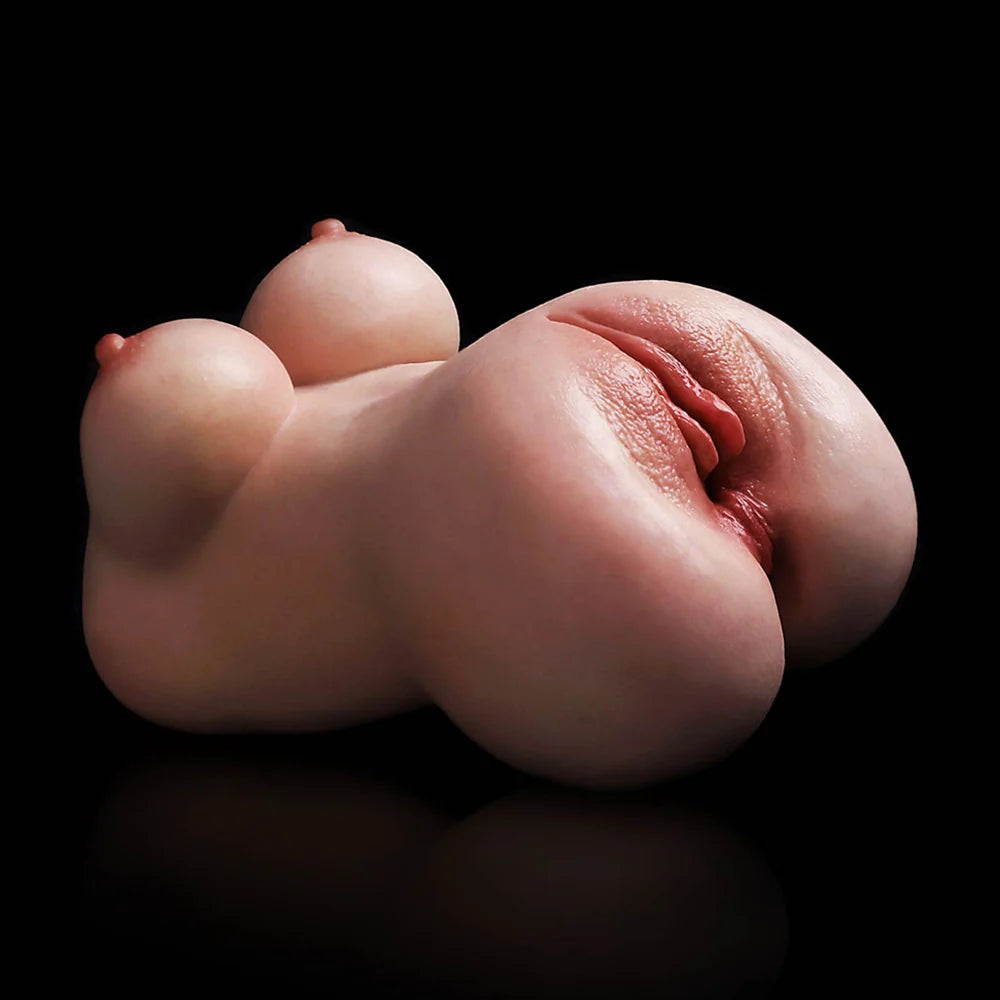 kait: 1,4 kg silicone pocket pussy met borsten