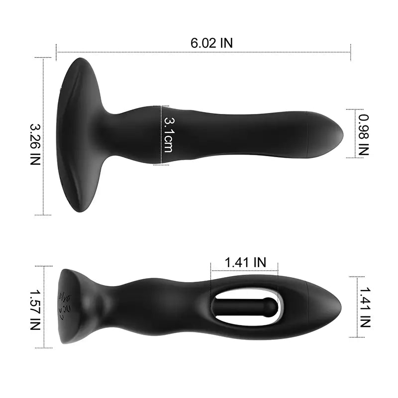 PM4: Prostaatmassager anaal plug speeltje met afstandsbediening