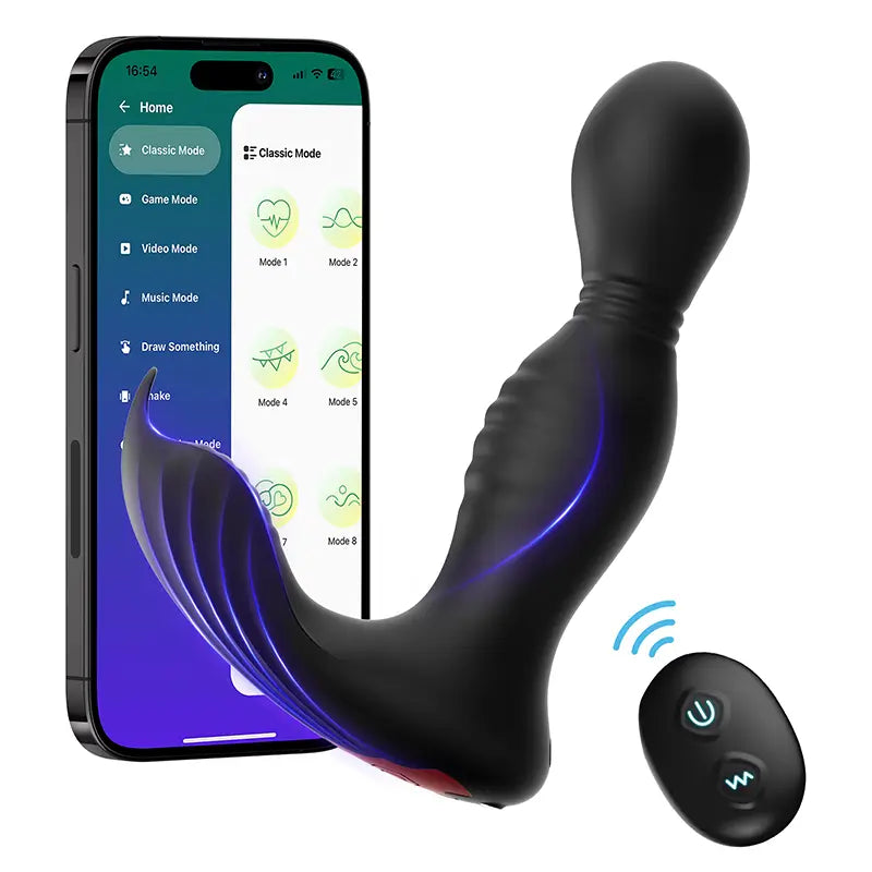 PM8: prostaatmassager-buttplug met likvibrator