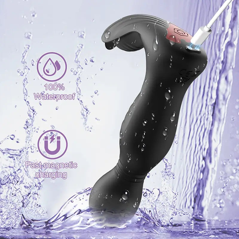 PM8: prostaatmassager-buttplug met likvibrator