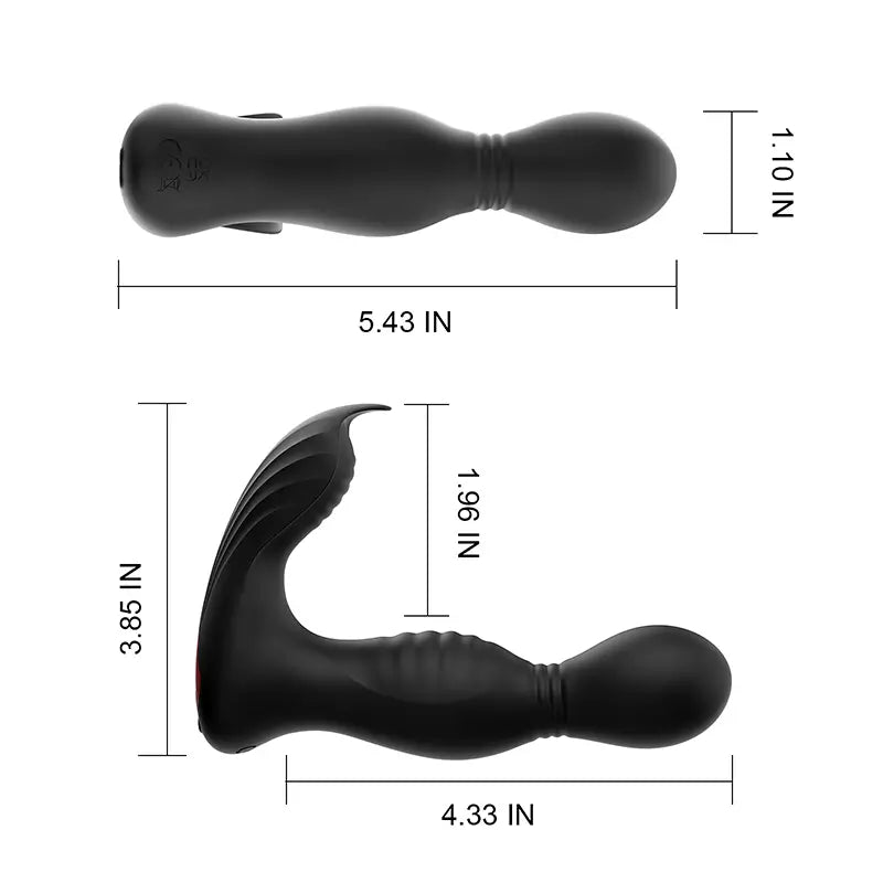 PM8: prostaatmassager-buttplug met likvibrator