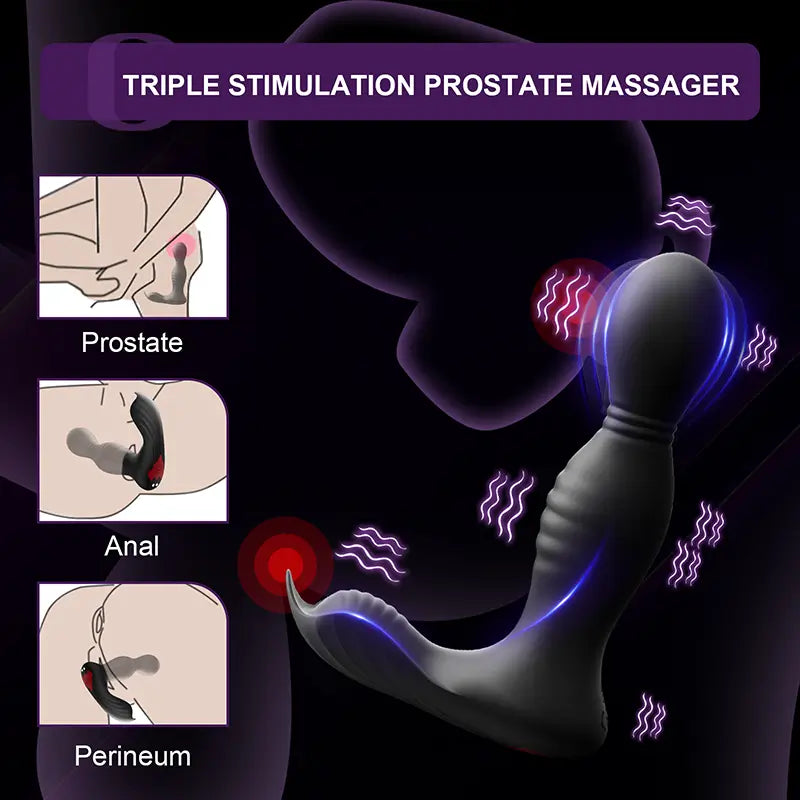 PM8: prostaatmassager-buttplug met likvibrator