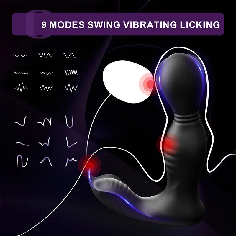 PM8: prostaatmassager-buttplug met likvibrator