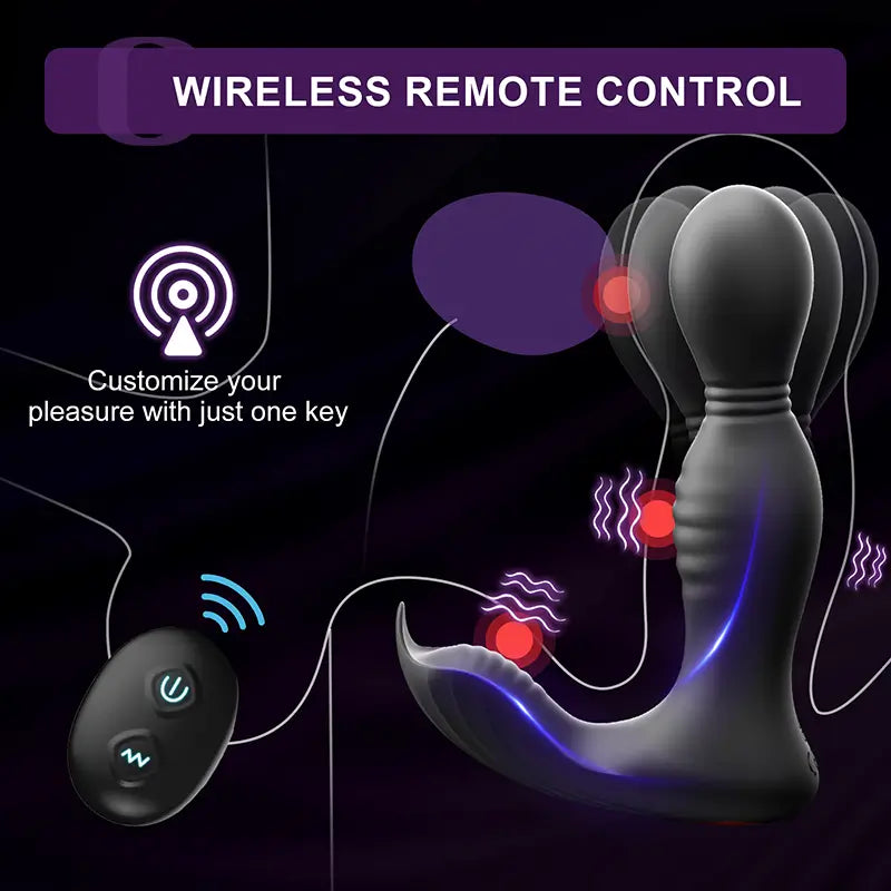 PM8: prostaatmassager-buttplug met likvibrator