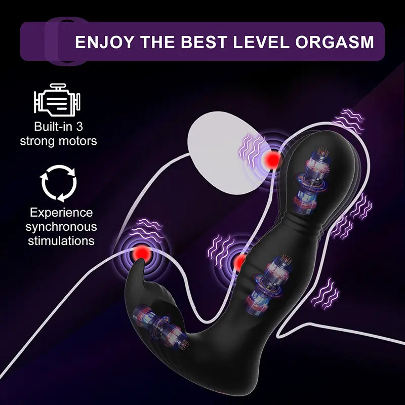 PM8: prostaatmassager-buttplug met likvibrator