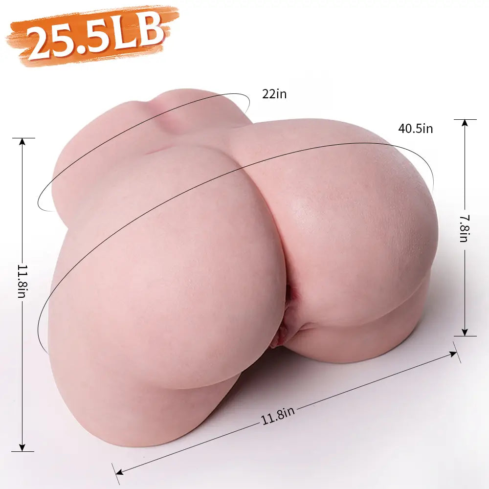 Louise: 11,5 kg 1:1 siliconen seksebillen voor doggystyle