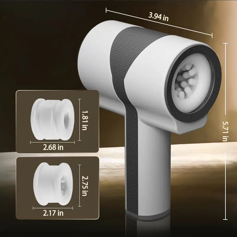 XR17: Automatische masturbatiecup met 5 telescopische rotatiemodi en 7 vibratiestanden